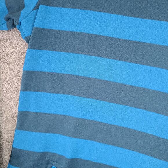 Mammut Blue & Navy Striped  Turtleneck Jacket L, Fleece-Lined, Women's - Picture 10 of 16